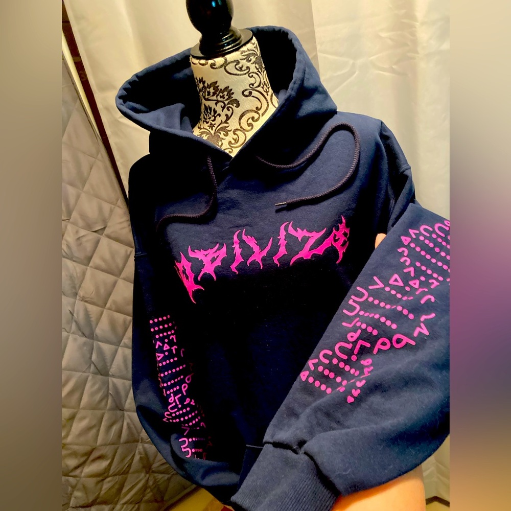 *NEW ~MOBILIZE~ Indigenous Designer Streetwear—(L) Hoodie ~Star People DNA~ Cree